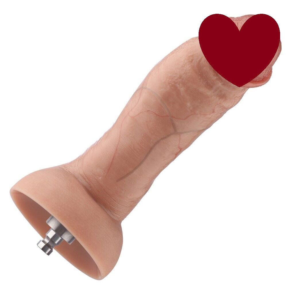 Гіперреалістичний фалоімітатор для секс-машин Hismith Hyper Realistic Silicone Dildo, KlicLok Sex Aura Київ - фото 1