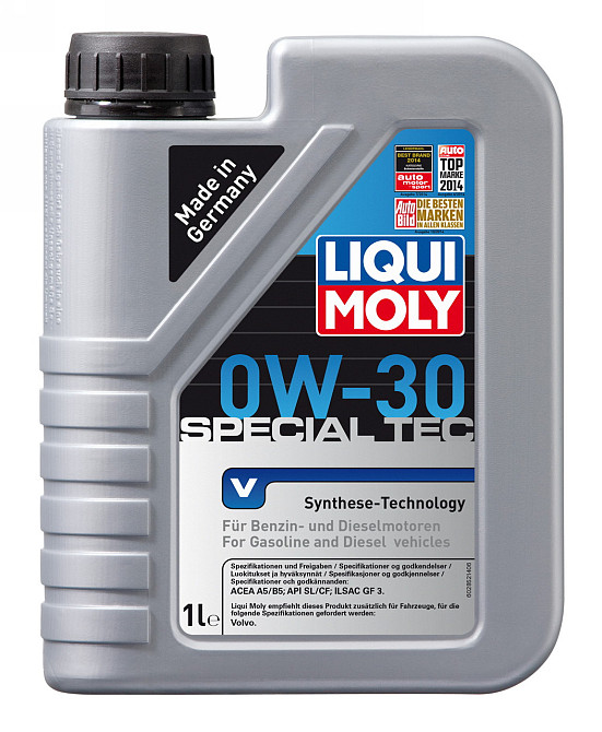LIQUI MOLY 2852 Special Tec V 0W-30 — Повністю синтетична моторна олива | Надійний захист сучасних двигунів Volvo та економія паль Ковель - фото 1