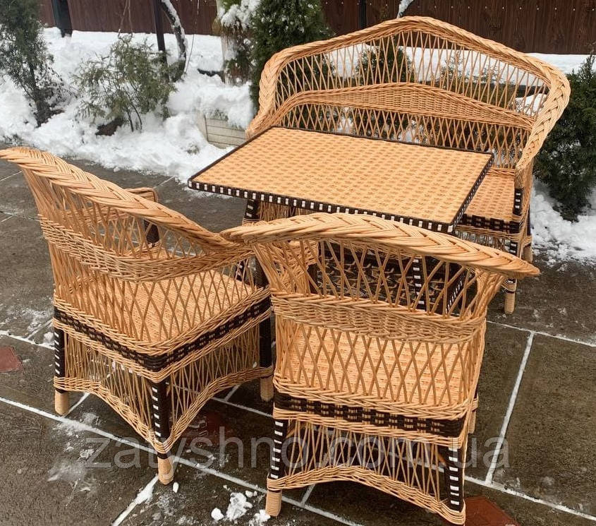 Набор плетеной мебели с ротанга Киев - изображение 2