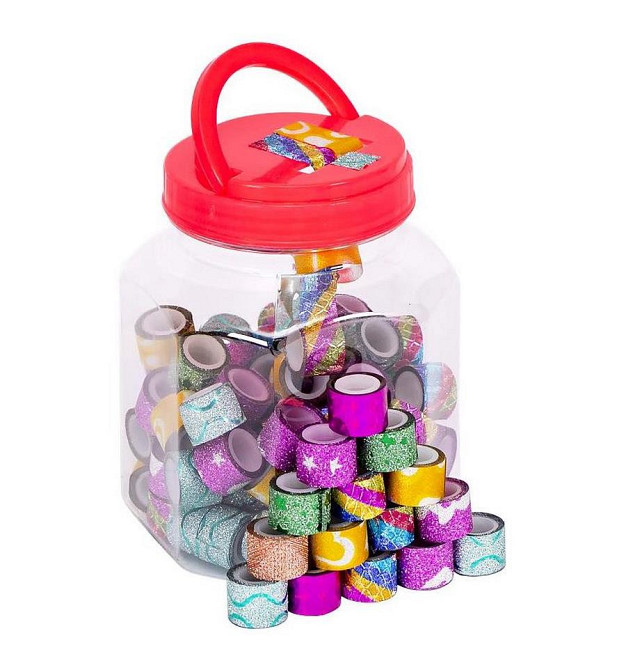 Скотч декоративний "Блискучий" COLOR-IT №61, 90 шт по 1 метру Вінниця - фото 1