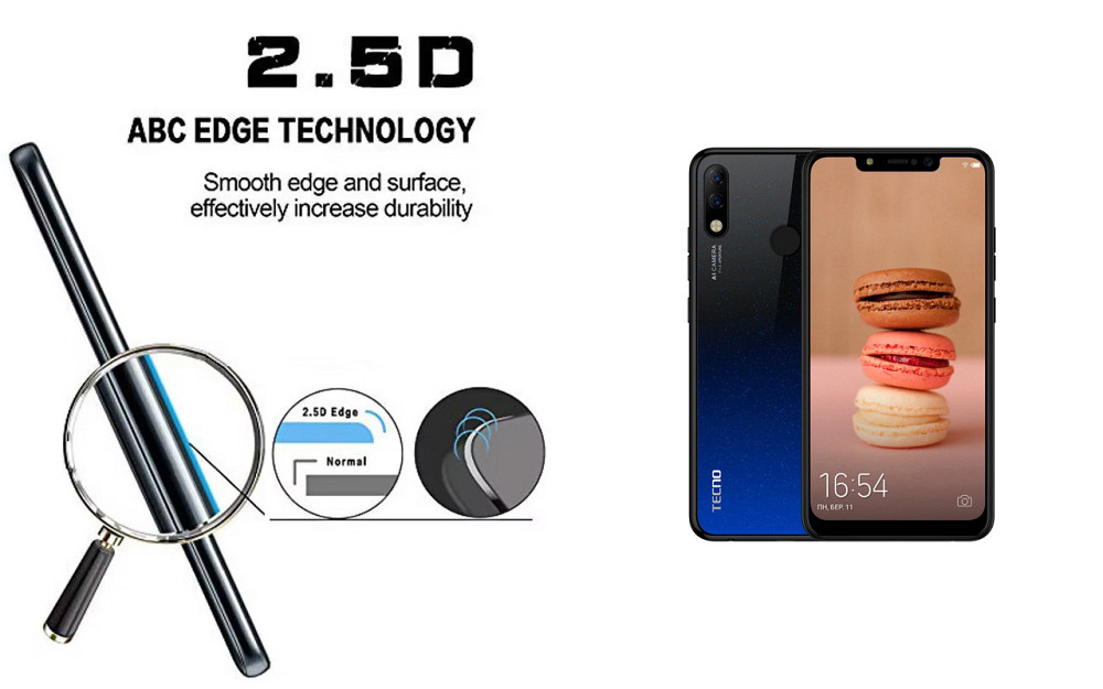 Защитное стекло ArmorGlass для Tecno Spark 3 Pro (KB8) – устойчивое к царапинам и ударам Киев - изображение 2