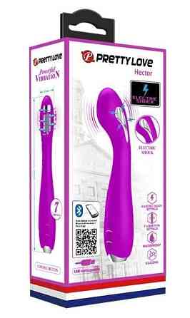 Смарт вибратор Pretty Love - HECTOR G-SPOT VIBRATOR с электростимуляцией, BI-014765HP Sex Aura Киев
