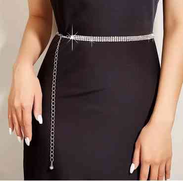 Пояс классический женский со стразами Киев