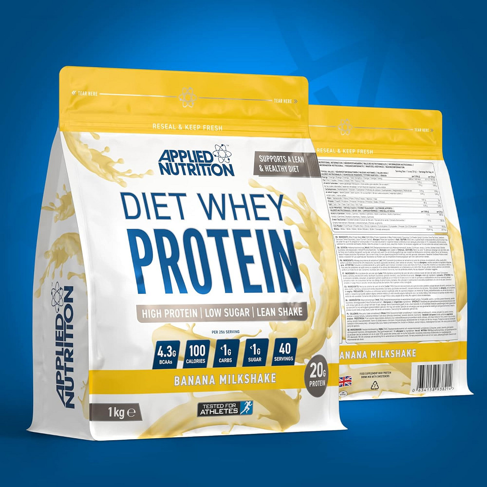 Протеїн Applied Nutrition Diet Whey High Protein Powder (1 kg - 40 Servings) (Banana Milkshake) Луцьк - фото 2