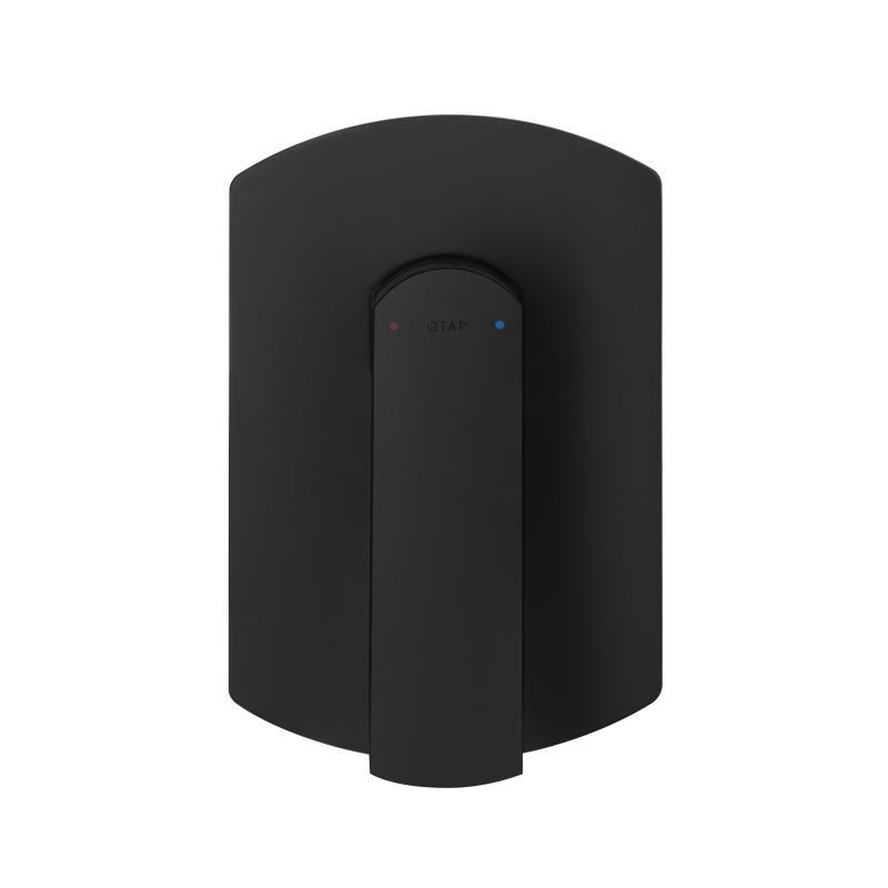 Змішувач для душу Qtap Slavonice прихованого монтажу QTSLA267BLM45903 Black Matt Харків - фото 1