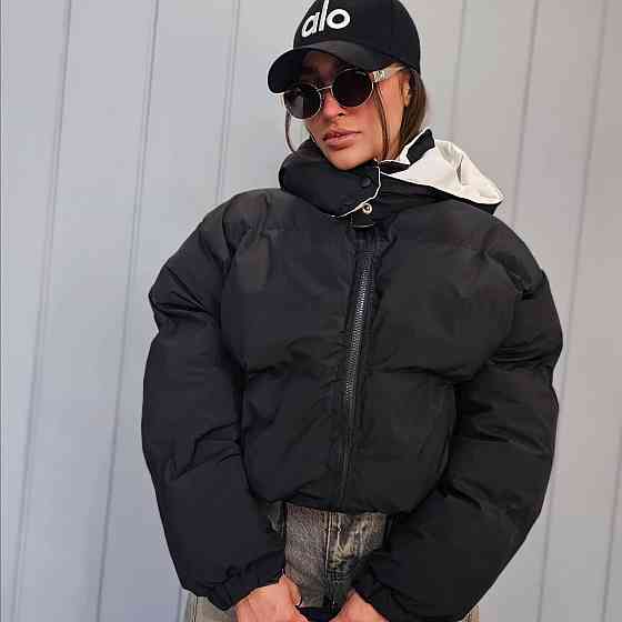 Жіноча стильна повсякденна куртка плащівка еммі Чорний, 46/48 Одеса