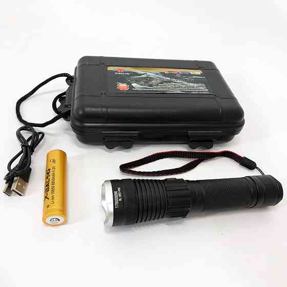 Тактичний ручний ліхтар для зсу Police BL-A92-P50, Військовий армійський ліхтар нашоломний HD-94 Львів