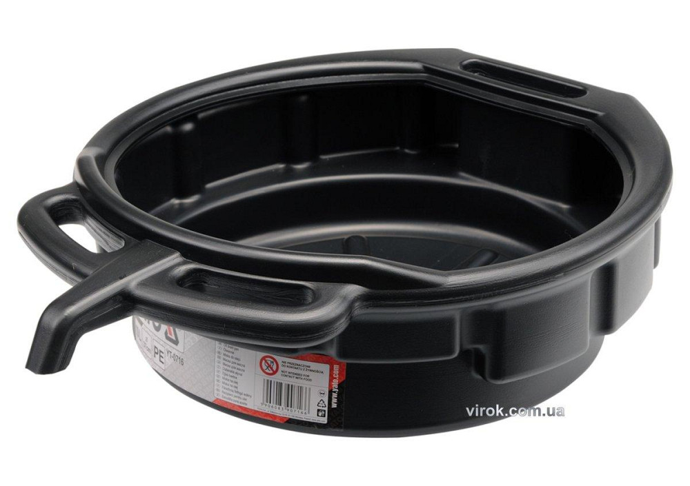 Посудина для зливу оливи та інших після експлуат. рідин YATO, V= 10 л [6/48] Одеса - фото 1