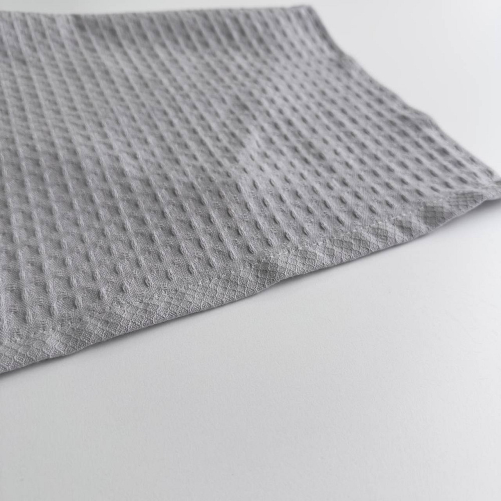 Вафельное полотенце для кухни YouStar 30х50см 220г/м2 (Серый) Сумы - изображение 2