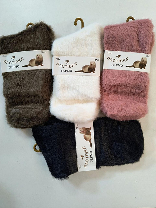 Женские теплые носочки. Набор из 5 шт. Ластівка Норка Киев - изображение 3