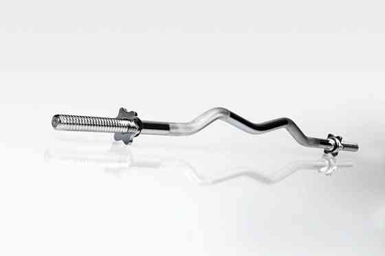 Дві штанги + 4 хромовані грифи + Набір обгумованих дисків 120 кг Гантелі, гирі, штанги та диски Київ