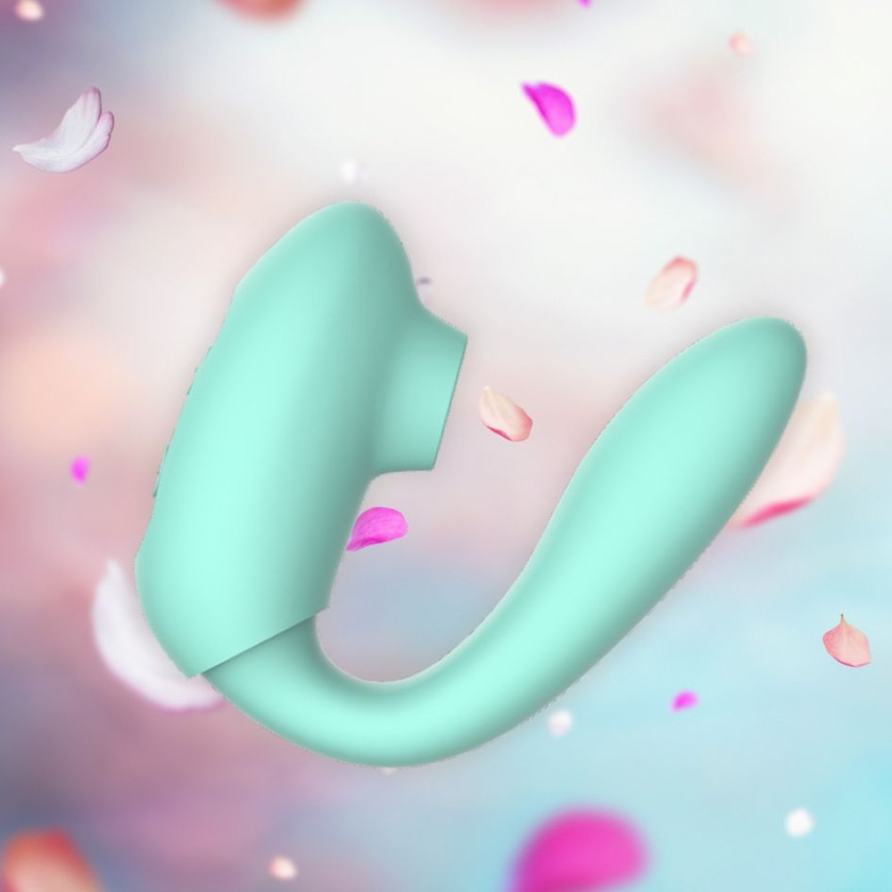 Вибратор двойной стимуляции Every Night Toys вакуум с эффектом посасывания и стимуляция точки G Sex Aura Киев - изображение 3