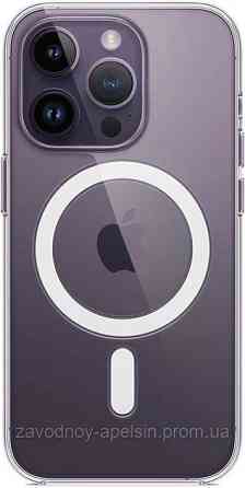 Iphone 14 Pro Max Прозрачный чехол Space MagSafe (TPU+PC) Одесса