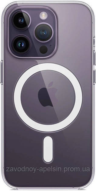 Iphone 14 Pro Max Прозрачный чехол Space MagSafe (TPU+PC) Одесса - изображение 1