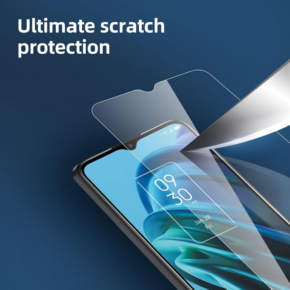 Захисне скло для TCL 30 XE 5G 2 шт чорне 0.33 мм 9H ультрапрозоре загартоване без бульбашок олеофобне Київ - фото 7