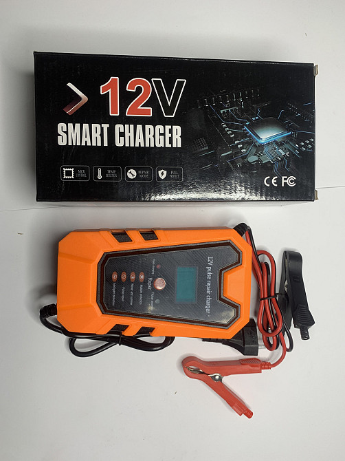 Зарядний пристрій Акумулятор 12V 6А/год (з ж/к дисплеєм) Мукачево - фото 1