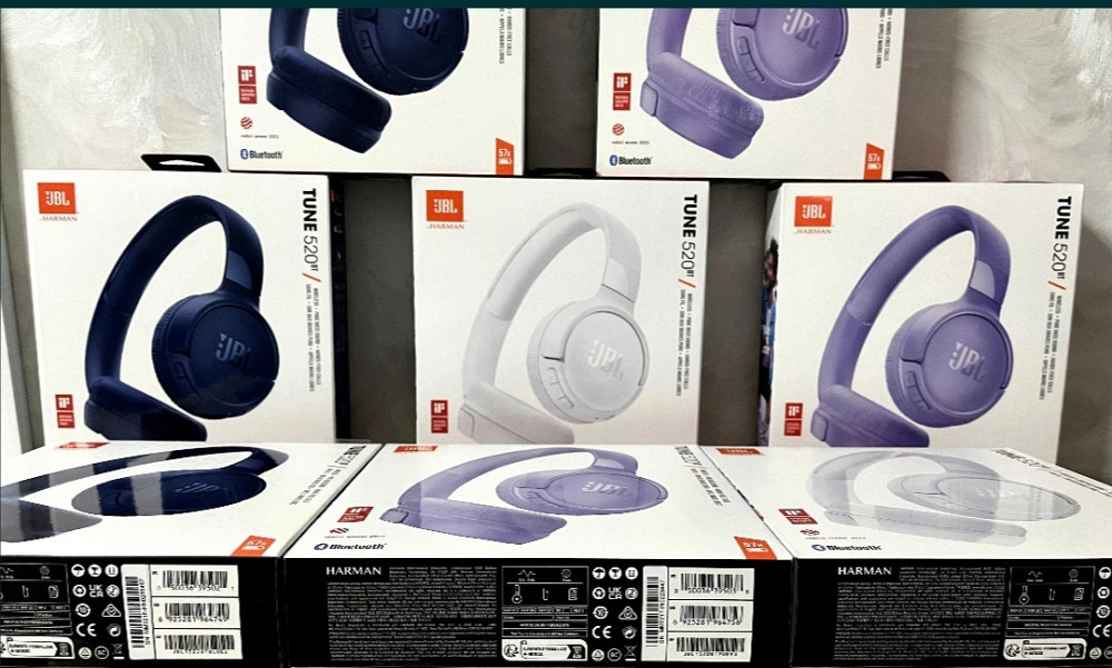 Навушники з Мікрофоном: JBL Tune 520 Вт. White / Purple Blue. У наявності! Харків - фото 4