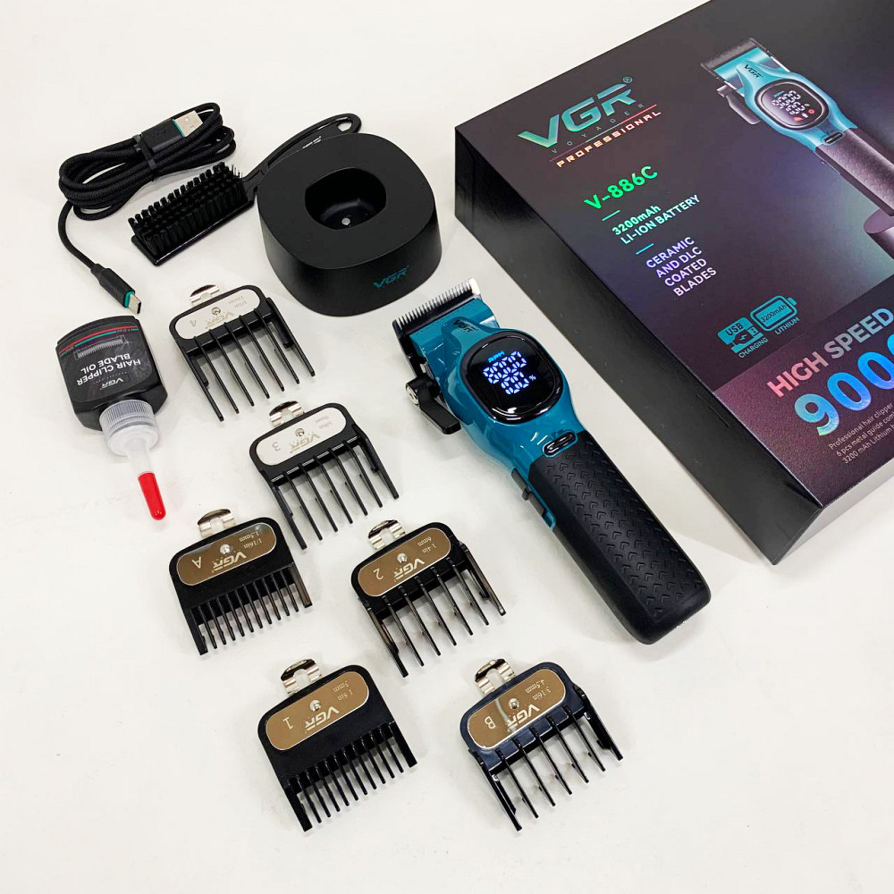 Машинка для стрижки волос с различными насадками, Многофункциональный триммер для стрижки волос и тела GU-34 Львов - изображение 10