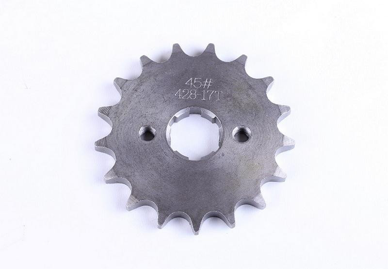 Зірка трансмісії (передня) 428*17 CB125/150 Київ - фото 1