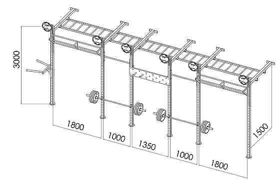 Кроссфит станция V`Noks EXO 6-2 W Киев
