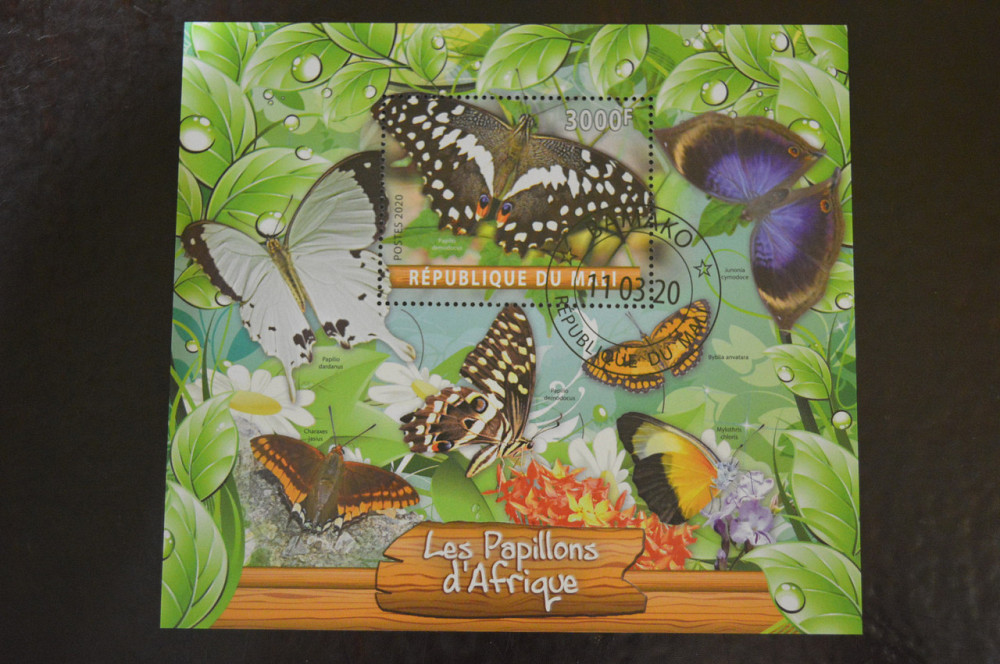 Малі. Марки. Фауна. Блок. 2020 рік (В-4) Полтава - фото 1