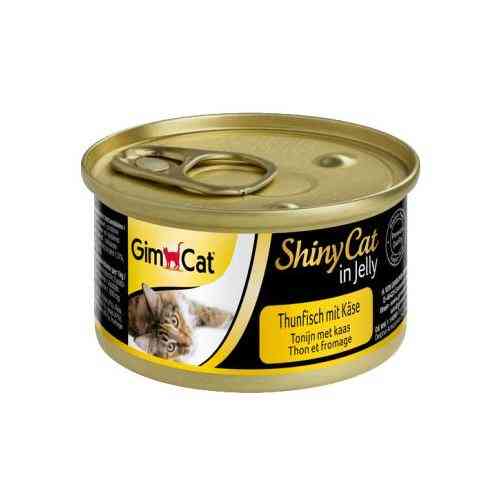 Корм влажный GimCat Shiny Cat для кошек с тунцом и сыром 70 г Киев