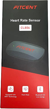 Б/У Монитор сердечного ритма Fitcent CL806 нагрудный ремень Bluetooth 5.0 ANT нагрудный пульсометр IP67 Днепр - изображение 8