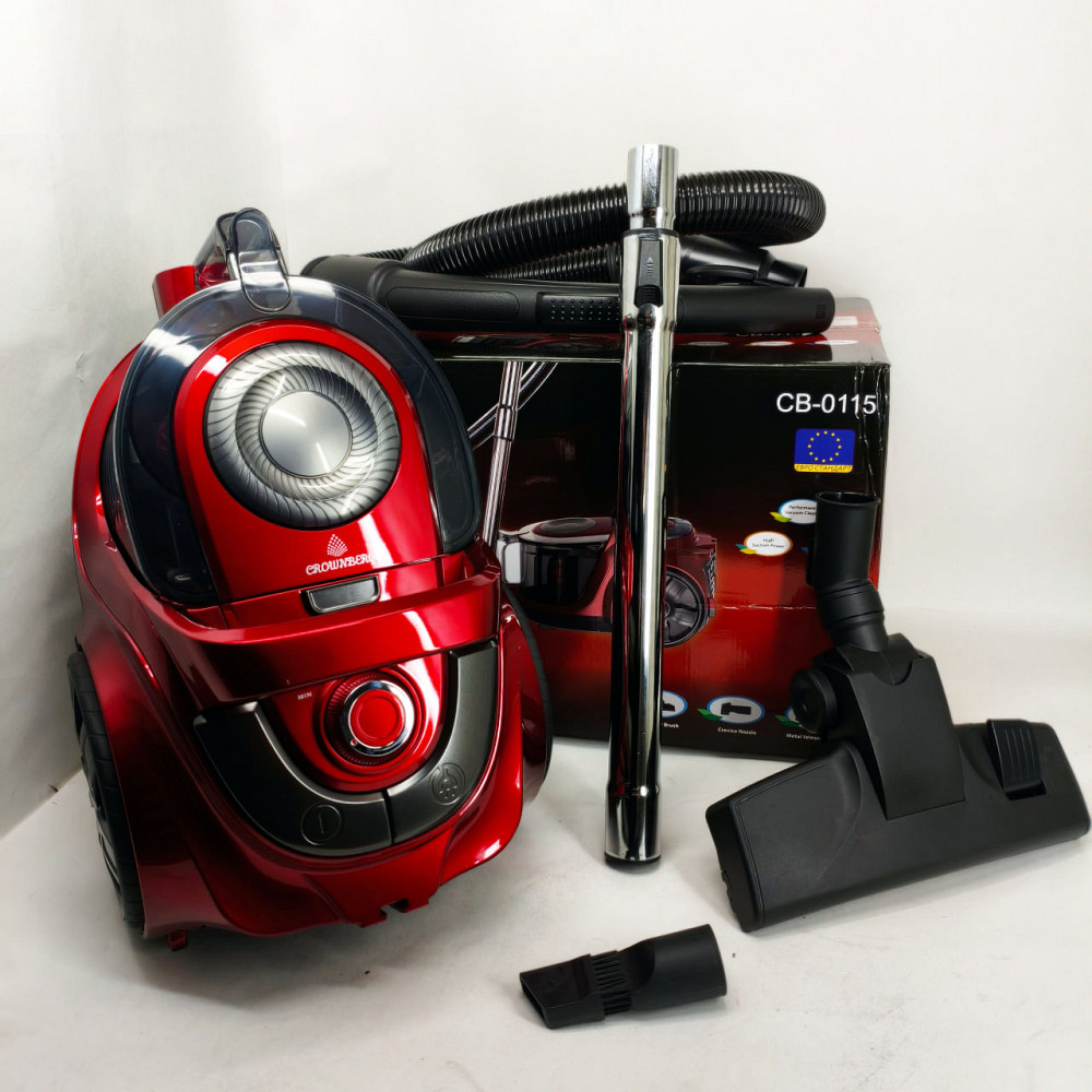 Електричний пилосос з контейнером для пилу Crownberg, Потужний пилосос для прибирання будинку DS-81 Львів - фото 9