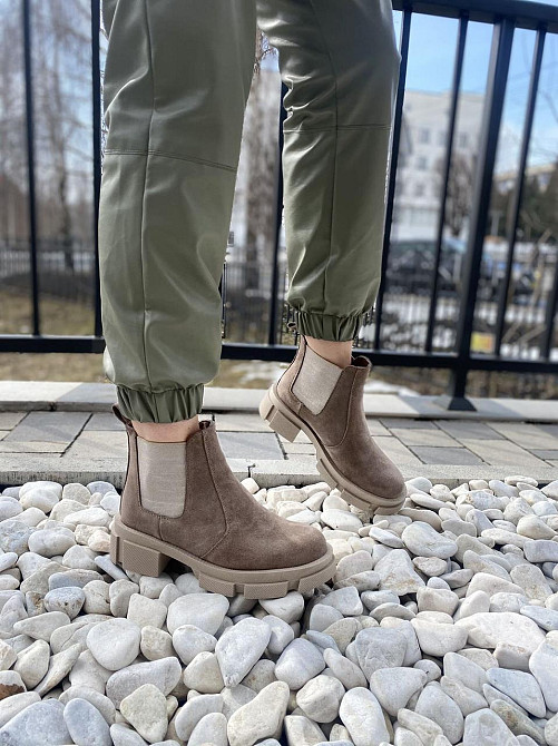 Черевики жіночі M.KRAFT капучино замша натуральна 40р. (4347) Коломыя - изображение 1