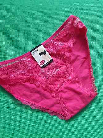 Фіолетові труси 44 розмір, зі вставками мережива, 95% cottone, 5% спандекс Київ