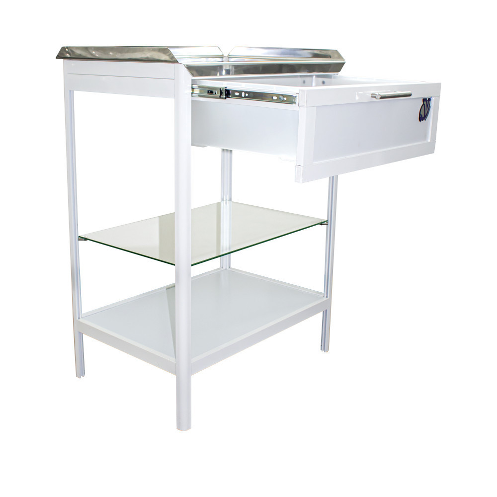 Столик маніпуляційний стільниця з нержавіючої сталі СМ-4 Дніпро - фото 2