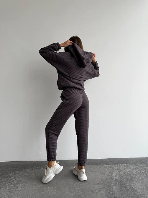 Женский прогулочный костюм тройка: кофта топ и штаны Капитон Фуме, 42/44 Одесса - изображение 10