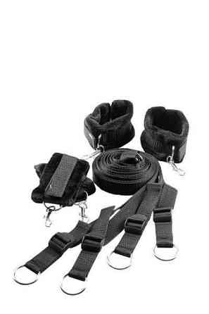 Ремінна система для фіксації до ліжка BLAZE BED RESTRAINT SET Sex Aura Київ
