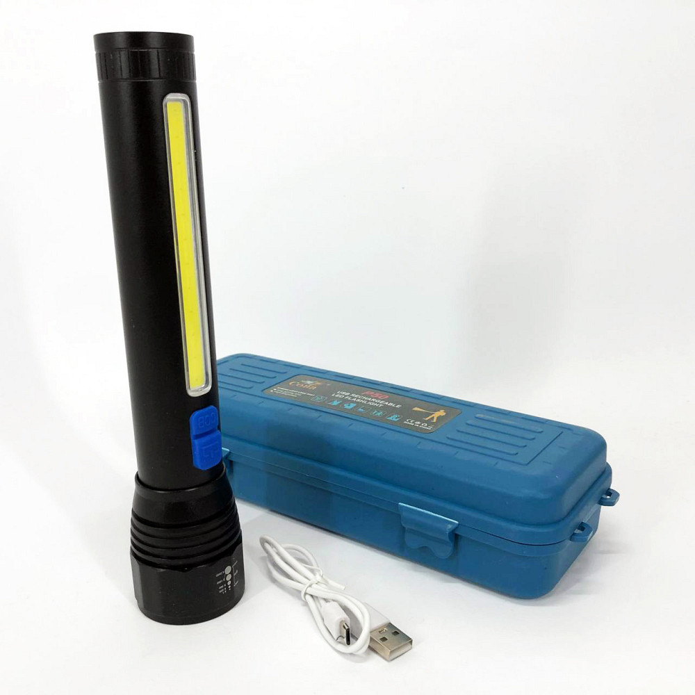 Довговічний світлодіодний ліхтар CB-C13-P50+COB, Ліхтар водозахищений LED потужний на вулицю WD-45 Львів - фото 3