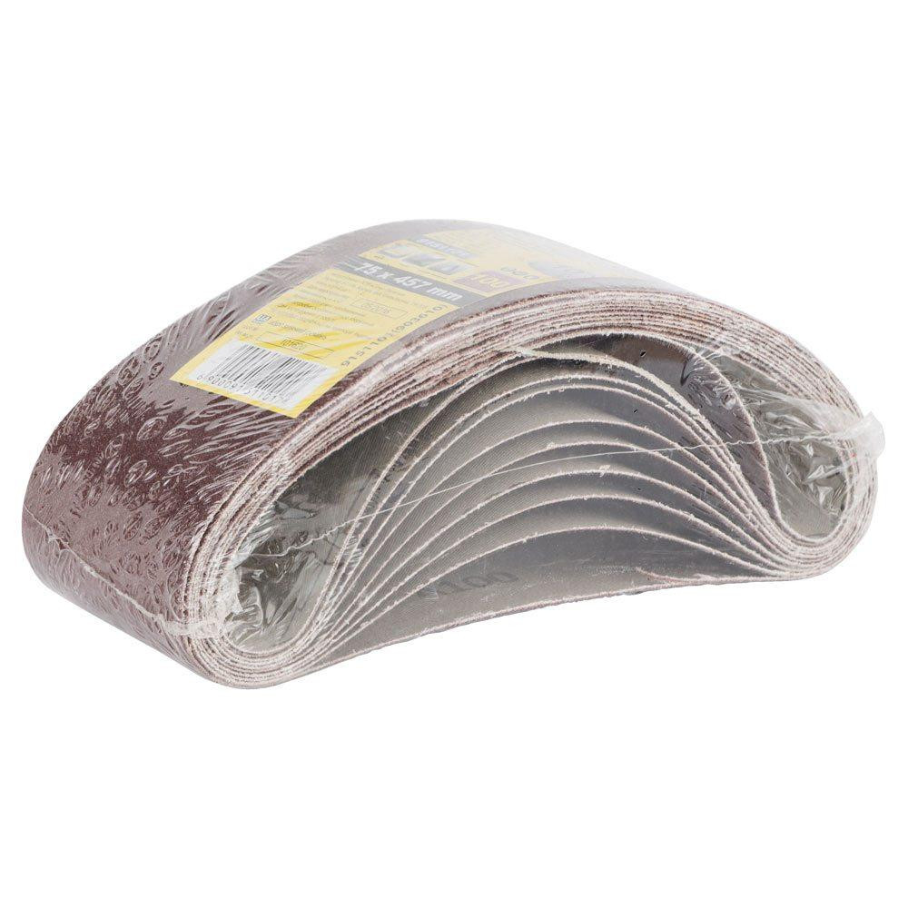 Стрічка шліфувальна безкінцева 75×457мм P100 (10 шт.) SIGMA (9151101) Київ - фото 2