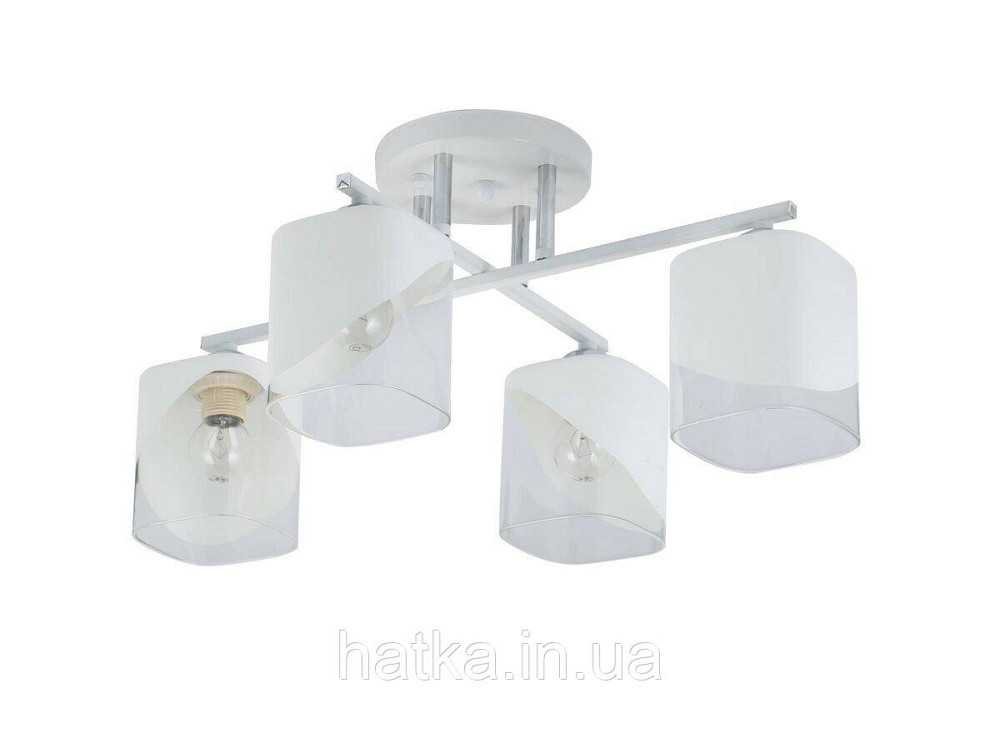 Потолочная люстра Sirius 07245/4 Matte White+CR на 4 плафона Киев - изображение 2