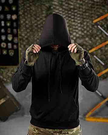 Тактическая худи MAKLIN Girl черная ДЛ7047 Одесса