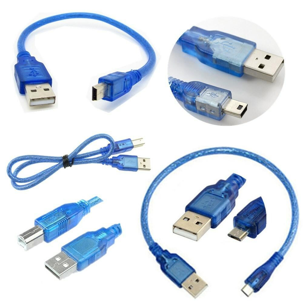 Кабель USB MiniUSB 0.5м екранований для Arduino смартфона зарядки та передачі даних Київ - фото 2