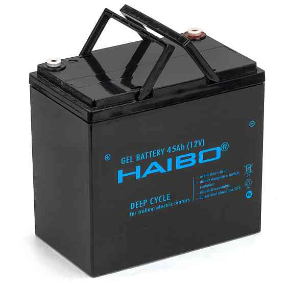 Гелевый Аккумулятор Haibo 45Ah 12V 13,3Кг Дніпро