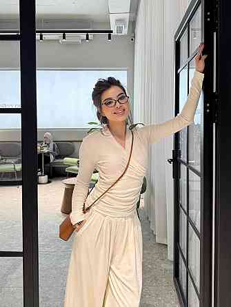 Женский стильный повседневный комплект двойка ангора Молочный, 42/44 Одесса