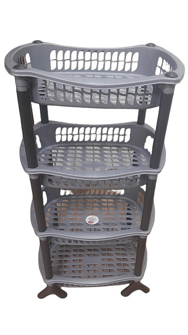 Полка 4 ящика для овощей овальная серая Харьков - изображение 2