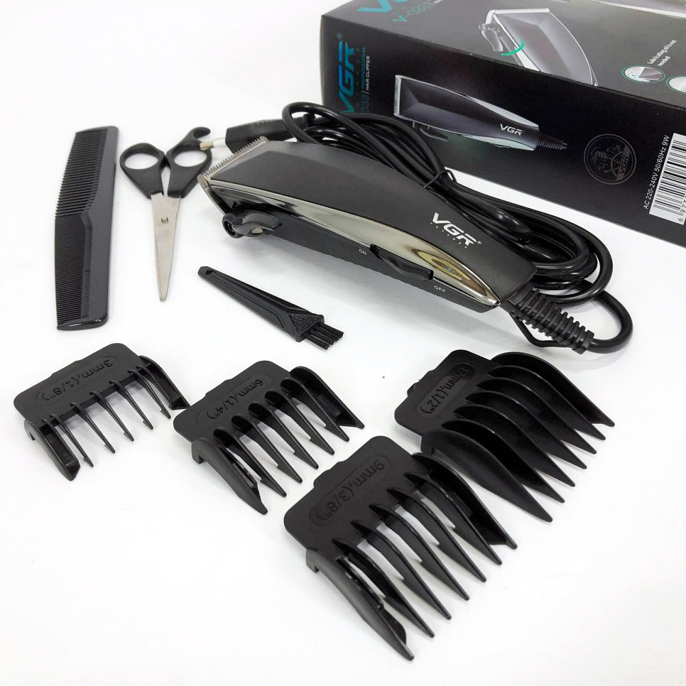 Триммер для стрижки волос мощный VGR, Триммер для самостоятельной стрижки волос висков BP-58 Львов - изображение 8