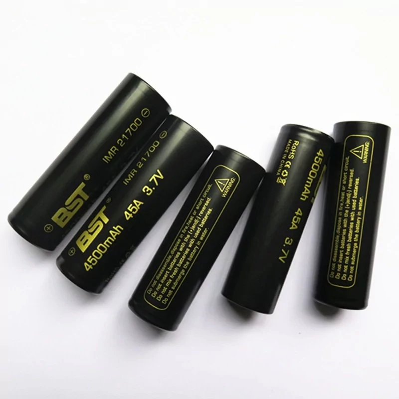 Аккумулятор 21700 45A BST 3.7V 4500mah (Черный) Киев - изображение 2
