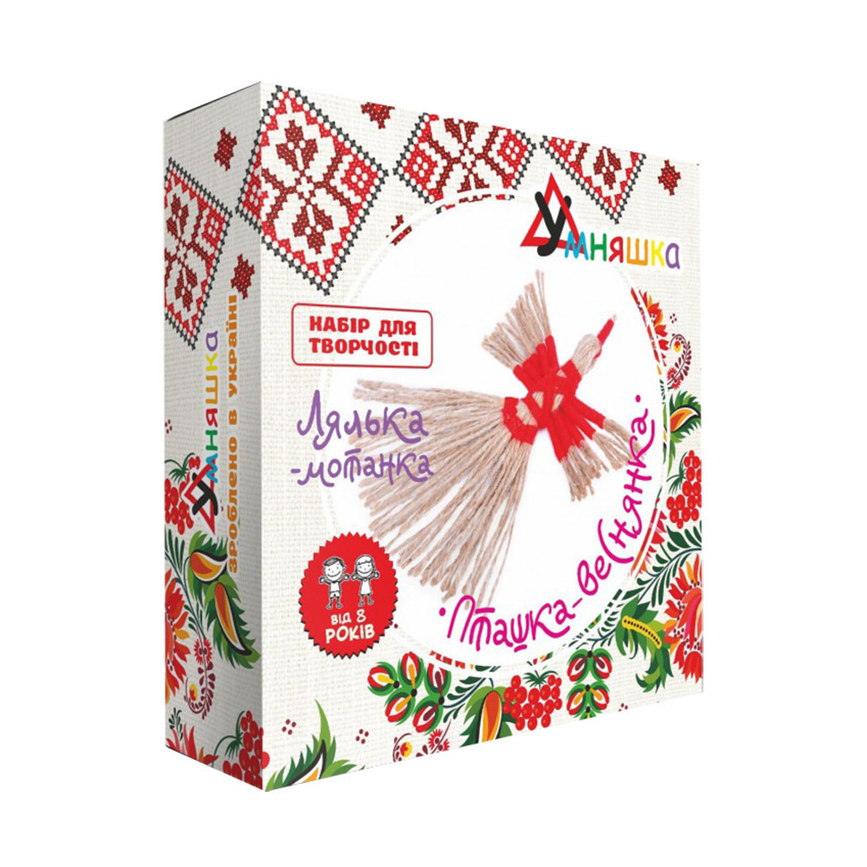 Дитячий набір для творчості. Лялька-мотанка "Пташка-веснянка" (НС-003) HC-003 від 8-ми років Вінниця - фото 1