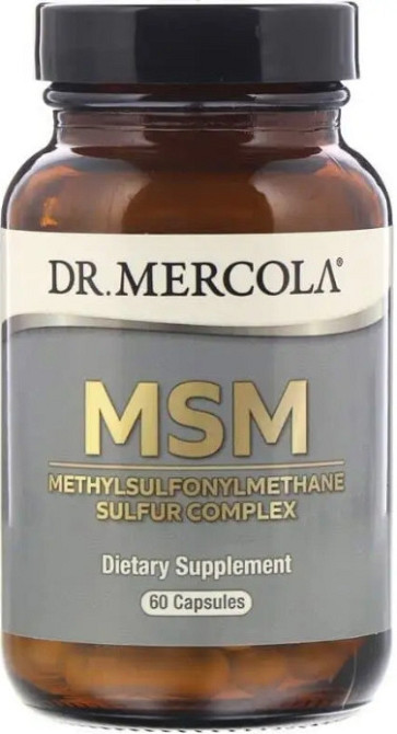 МСМ сірка Dr. Mercola MSM Sulfur 60 капс Київ - фото 1
