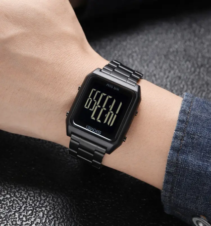 Чоловічий наручний годинник Skmei 1879 (Чорний з чорним) Київ