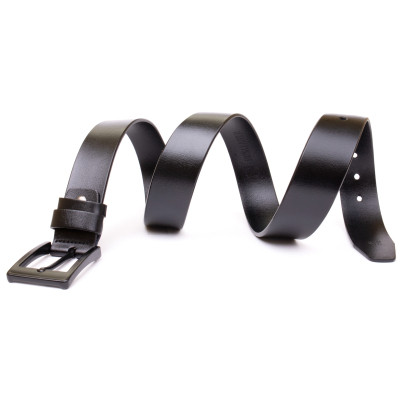 Ремень Vintage Мужской Черный (20382) Винница - изображение 4