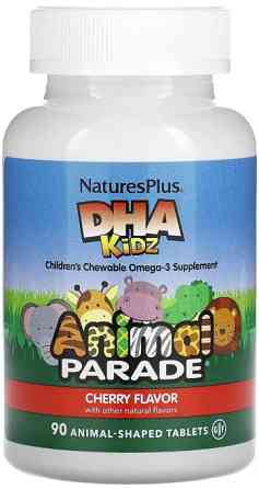 Риб'ячий жир для дітей Nature's Plus Animal Parade DHA for Kids 90 жов конф вишня Київ
