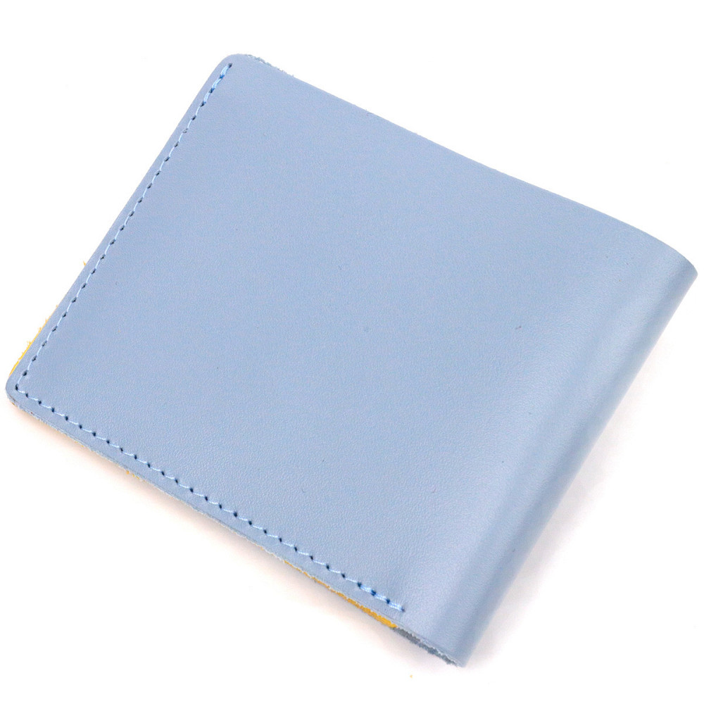 Оригинальный кожаный кошелек комби двух цветов Сердце (GRANDE PELLE) Киев - изображение 6