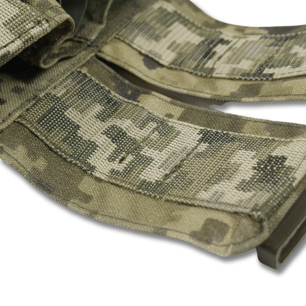 Подвійний підсумок для гранат. Тактичний підсумок під 2 гранати KIBORG Pixel. Підсумок гранатний подвійний Київ - фото 7